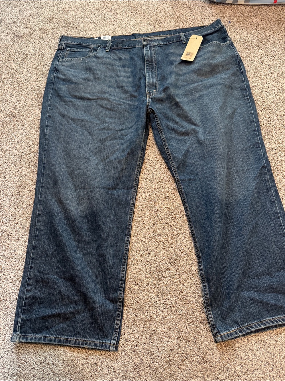 Levi's 559 Men's Medium Blue Relaxed Fit Jeans size 52x30 (NWT)
